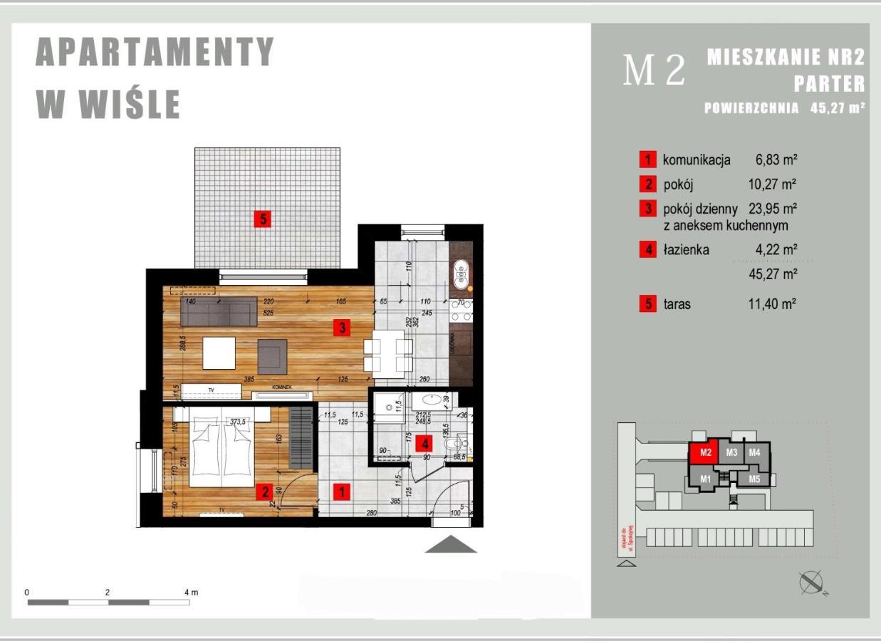 Apartament Wislanskie Skije Exteriör bild